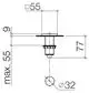 DORNBRACHT AIR SWITCH Bedienknopf SERIENNEUTRAL 10714970 Chrom, 10714970-00 Galeriebild 3